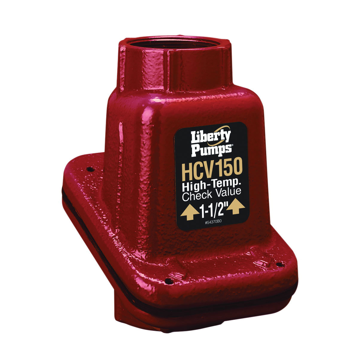 Liberty Pumps HCV150 Check Valve, 200 deg F, 1-1/2 in NPT Inlet, Import