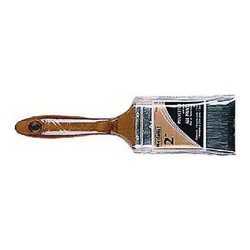 Linzer 1123-4 Chiseled Trim Paint Brush, 4 in W x 7/8 in THK Polyester Brush, Walnut Wood Handle, Latex