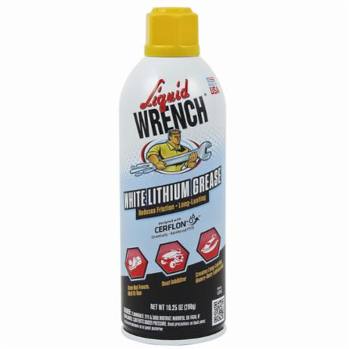 Liquid Wrench CERFLON L616 Grease, 10.25 oz Aerosol Can, Aerosal Spray Form, White