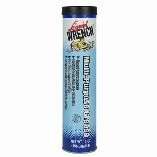 Liquid Wrench GR011 Multi-Purpose Grease, 14 oz Plastic Tube, Semi-Solid, Black, -10 to 200 deg F