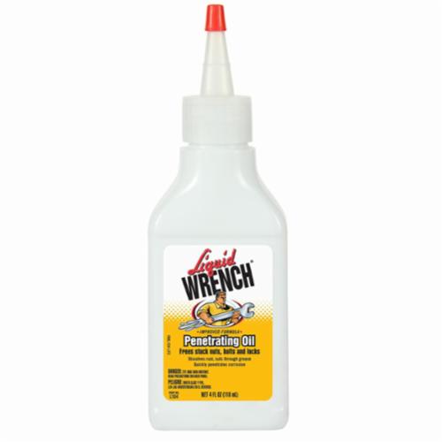 Liquid Wrench L104 Penetrating Oil, 4 oz PVC Bottle, Liquid, Yellow, 0.89