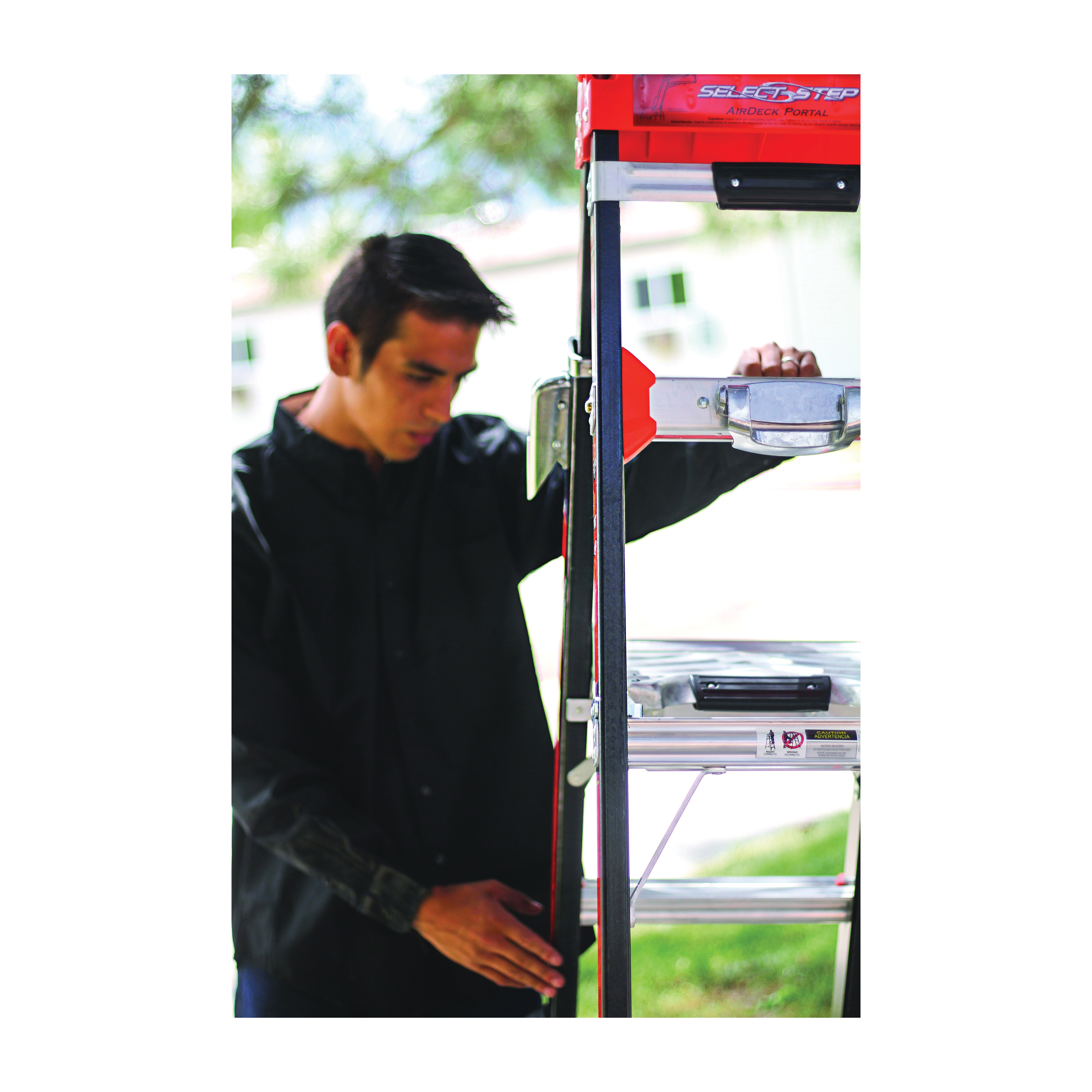 Little Giant 15131-001 Select Step Step Ladder, 6 to 10 ft H Ladder, 375 lb Load, Fiberglass, Type IAA