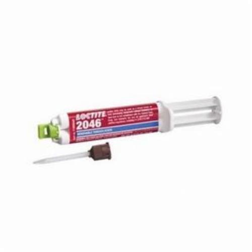 Loctite 1186840 2046 2-Part Medium Strength Threadlocker, 12 mL Syringe, Liquid Form, Part A: Light Yellow/Part B: Blue