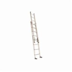 Louisville AE2216 AE2000 Multi-Section Extension Ladder, 16 ft OAL, 300 lb Load, 12 in Adjustable Increments, Aluminum, Type IA