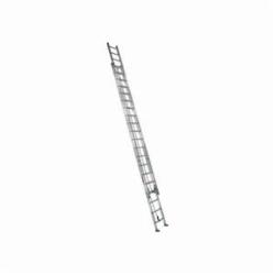 Louisville AE2820 AE2800 Multi-Section Extension Ladder, 20 ft OAL, 300 lb Load, 12 in Adjustable Increments, Aluminum, Type IA