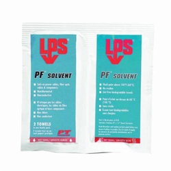 LPS 61410 PF Solvent and Degreaser Wipes, 11 in W, 144 Wipes Capacity, Clear/Water White, Box Package