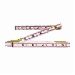 CRESCENT Lufkin 1066DMN Red End Engineer's Scale Rule, Graduations 10ths, 100ths, 2 m L, Wood