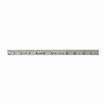 CRESCENT Lufkin 6012INN Medium Weight Precision Rule, Graduations 8ths, 16ths, 12 in L, Tempered Steel