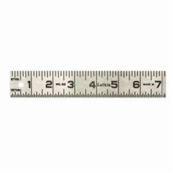 CRESCENT Lufkin 621FTN 1-Piece Precision Rule, Graduations 8ths, 16ths, 1 ft L, Steel