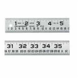 CRESCENT Lufkin 954FTN Tinner's Circumference Rule, Graduations 8ths, 16ths, 4 ft L, Tempered Steel