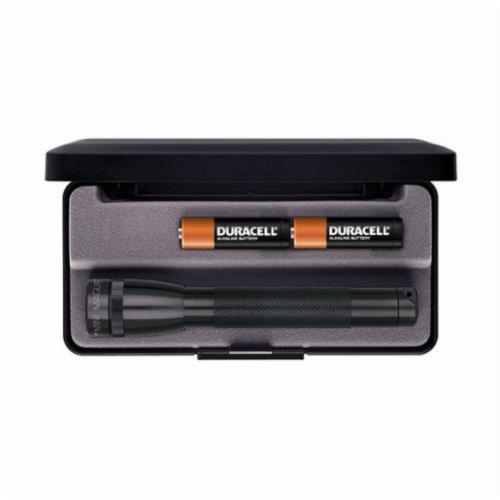 MAGLITE M2A01L Heavy Duty Flashlight, Incandescent Bulb, Aluminum Housing, 14 Lumens