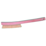 Magnolia Brush 19-S Platers Brush With Curved Attached Handle, 13-3/4 in L x 1-3/16 in W Block, 1 in Tampico Fiber Trim