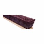 Magnolia Brush 2224 Heavy Duty Garage Broom With B-60 Handle, 3 in L Trim, Brown Coarse Gauge Plastic Bristle