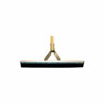 Magnolia Brush 4124 Economy Floor and Driveway Squeegee With 4100 1 in Dia Handle, 24 in W, Rubber Blade, Straight Blade Shape, 60 in L Handle