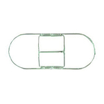 Magnolia Brush 5124-F Dust Mop Frame, 24 in L, Metal, Welded Connection