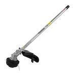 Makita EM405MP Large Guard Straight Shaft Line Trimmer Attachment, For Use With Makita EX2650LH 25.4 cc 4-Stroke MM4, DUX60Z Twin Lithium-Ion LXT Brushless Split Shafts, M10, 16-1/2 in Cutting Width, Left Handed Spindle, Steel