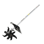 Makita KR401MP Cultivator Attachment, For Use With Makita EX2650LH, DUX60Z Couple Shaft Power Heads, 8-5/8 in OD Blade, 8-5/8 in Cutting Width