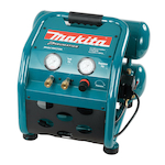 Makita MAC2400 Air Compressor, 4.2 cfm Flow Rate, 2-1/2 hp, 130 psi Pressure, 2.1 gal