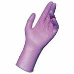 Mapa 994958 Trilites 994 Disposable Gloves, L, Natural Latex/Neoprene/Nitrile, Purple, 10 in L, Non-Powdered, Pebbled, 6 mil THK, Ambidextrous Hand