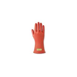 Marigold 114261 Unisex Electrician Gloves, SZ 10, Natural Rubber, Red, 11 in L, ASTM Class: Class 00, 500 VAC Max Use Voltage
