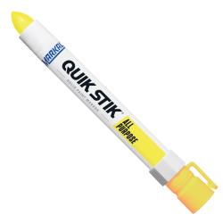 Markal 61041 Quik Stik Fast Drying Solid Paint Crayon, Fluorescent Yellow