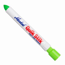 Markal 61042 Quik Stik Fast Drying Solid Paint Crayon, Fluorescent Green
