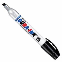 Markal 96223 Dura-Ink 25 King Size Permanent Ink Marker, 1/8 to 1/4 in Chisel Tip, Fiber Tip, Black
