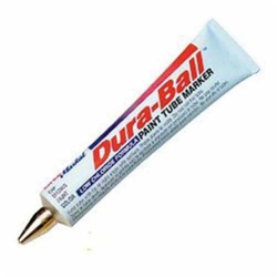 Markal 96661 Dura-BALL Liquid Paint Marker, 1/8 in Metal Ball Tip, Brown