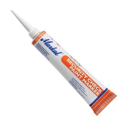 Markal 96668 Security Check Paint Marker, Plastic Tip, White