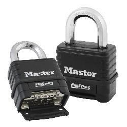Master Lock 1178 ProSeries Resettable Safety Padlock, 3/8 in Shackle, Die Cast Zinc Body, Black, Deadbolt Locking Locking