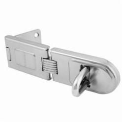 Master Lock 720DPF Single Hinge Hasp, 6-1/4 in L, Hardened Steel