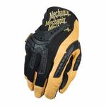 Mechanix Wear CG40-75-009 CG Series Heavy Duty General Purpose Gloves, Work, M/SZ 9, Genuine Leather Palm, Thermoplastic Rubber, Black, Resists: Abrasion, Impact and Vibration, Padded Spandex Lining, Full/Reinforced Fingertip