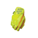 Mechanix Wear CG40-91-008 CG Series Heavy Duty High Visibility General Utility Work Gloves, Full Finger/Wing Thumb Style, S/SZ 8, Pig Leather Palm, Nylon/TPR/TrekDry, Fluorescent Yellow, Hook and Loop Cuff, Resists: Impact, Tricot Lining