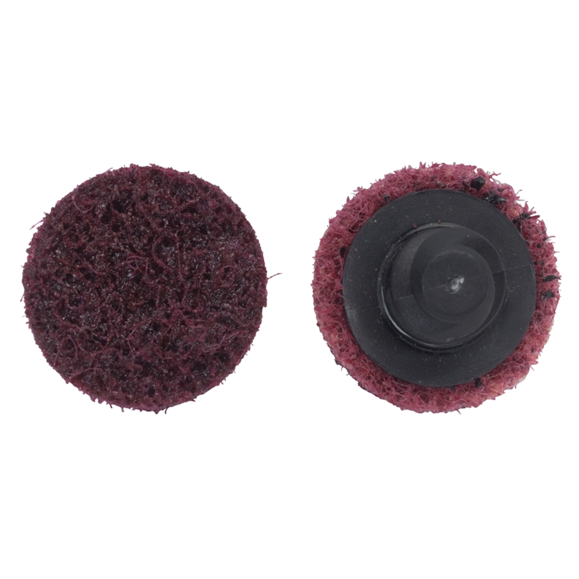 Merit 08834166241 Non-Woven Abrasive Quick-Change Disc, 3/4 in Dia, 80 Grit, Medium Grade, Aluminum Oxide Abrasive, Type TR (Type III) Attachment