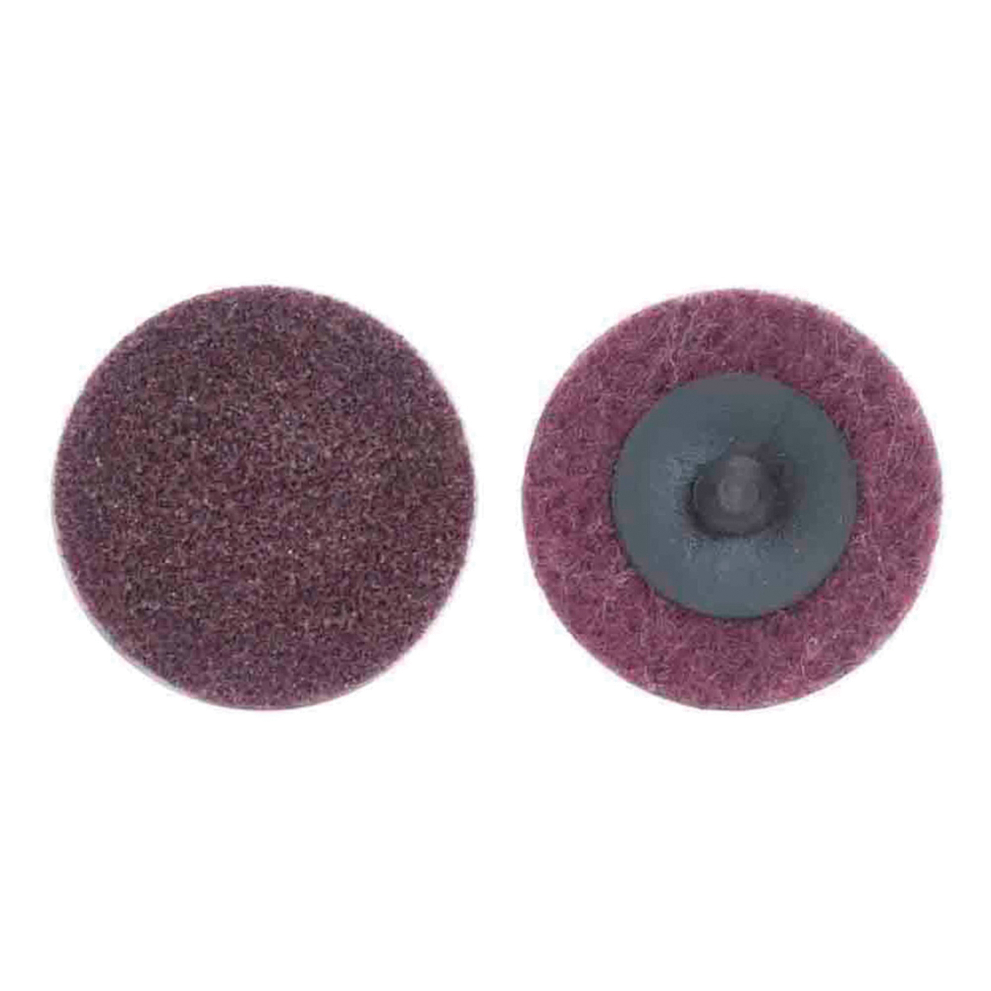 Merit 08834166291 Non-Woven Abrasive Quick-Change Disc, 3 in Dia, 80 Grit, Medium Grade, Aluminum Oxide Abrasive, Type TR (Type III) Attachment