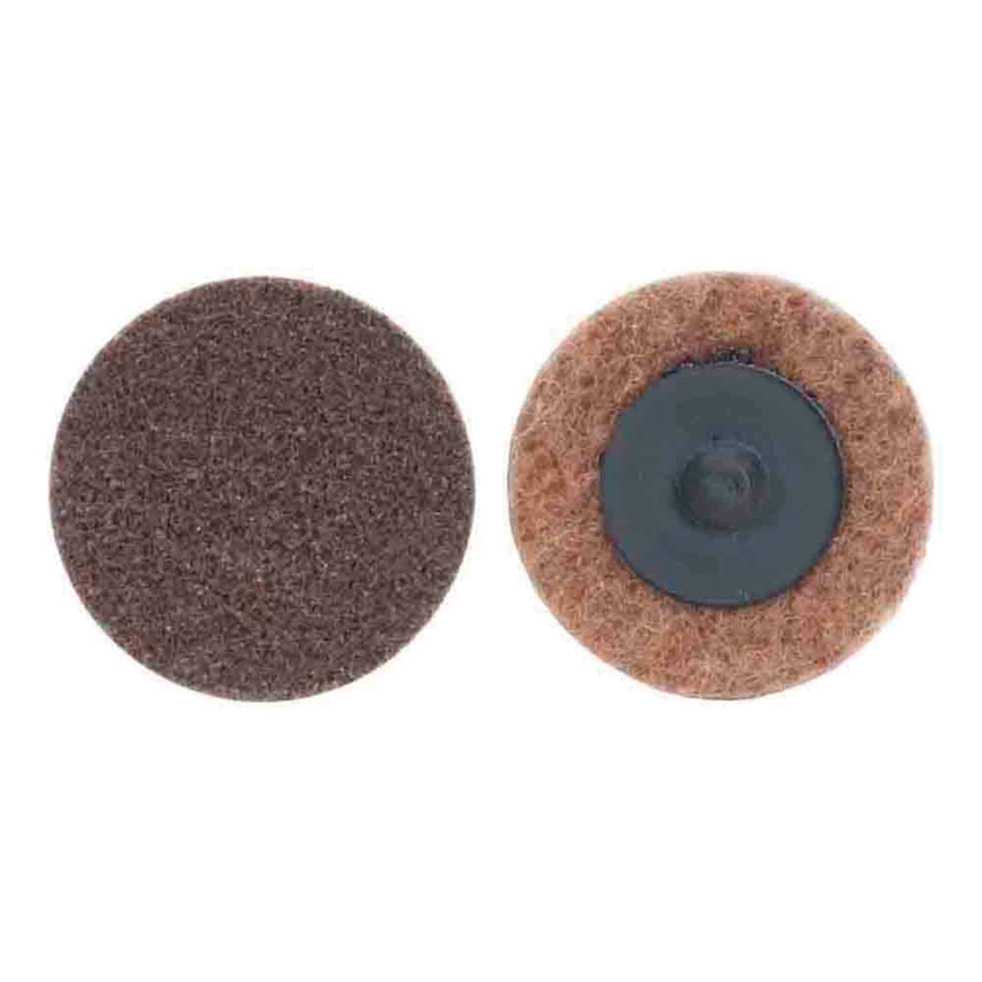 Merit 08834167825 Type AG Non-Woven Abrasive Quick-Change Disc, 2 in Dia, 40 Grit, Extra Coarse Grade, Aluminum Oxide Abrasive, Type TR (Type III) Attachment