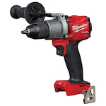 Milwaukee 2803-20 M18 FUEL Electric Cordless Drill Driver, 1/2 in Chuck, 18 V, 0 to 2000 rpm No-Load, 6.9 in OAL, Lithium-Ion Battery
