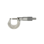 Mitutoyo 101-113 Imperial Outside Micrometer, 0 to 1 in, Graduations: 0.0001 in, Carbide Tip, Satin Chrome