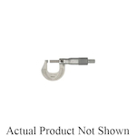 Mitutoyo 101-118 Imperial Outside Micrometer With Standard Bar, 1 to 2 in, Graduations: 0.0001 in, Carbide Tip, Satin Chrome