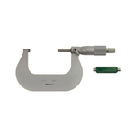 Mitutoyo 101-119 Imperial Outside Micrometer With Standard Bar, 2 to 3 in, Graduations: 0.0001 in, Carbide Tip, Satin Chrome
