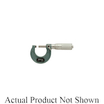 Mitutoyo 103-132 Outside Micrometer With Ratchet Stop, 1 to 2 in, Graduations: 0.0001 in, Baked Enamel Coated