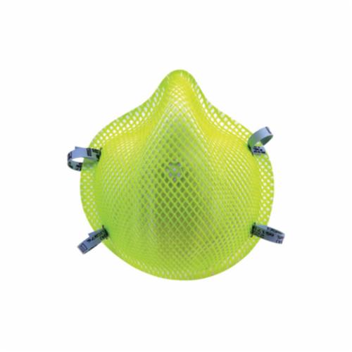 Moldex 2200N95HV Disposable Particulate Respirator With Molded Nose Bridge, M to L, Resists: Non-Oil Based Particulates