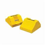 CHECKERS MC3010 Heavy Duty Lightweight Wheel Chock, 10 in H x 15.2 in W x 17.7 in D, Urethane, Yellow