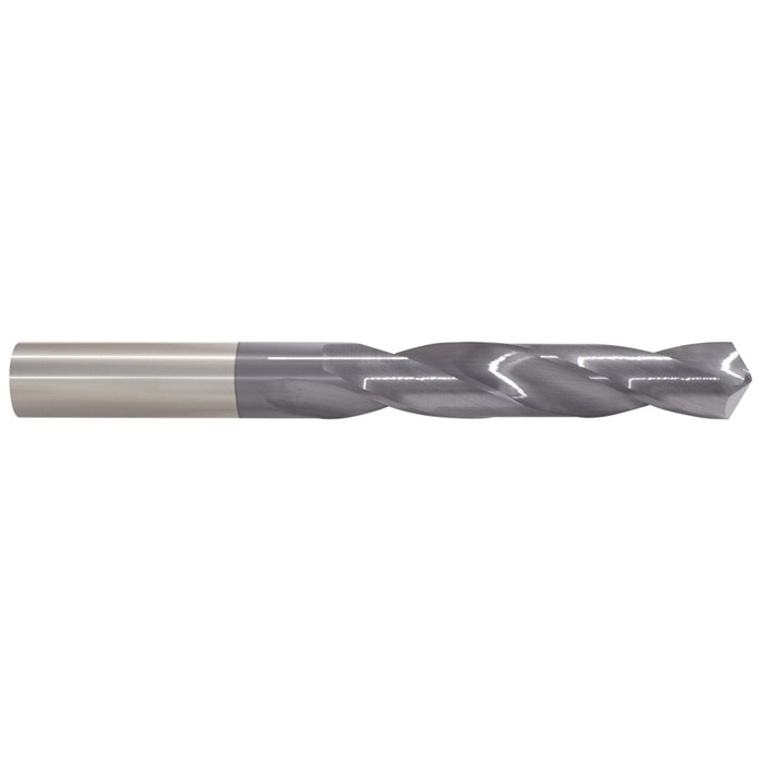 Monster Tool 450-101250B Single End Jobber Length Drill Bit, 1/8 in Drill - Fraction, 0.125 in Drill - Decimal Inch, 118 deg Point, C2 Submicron Solid Tungsten Carbide, AlTiN Coated