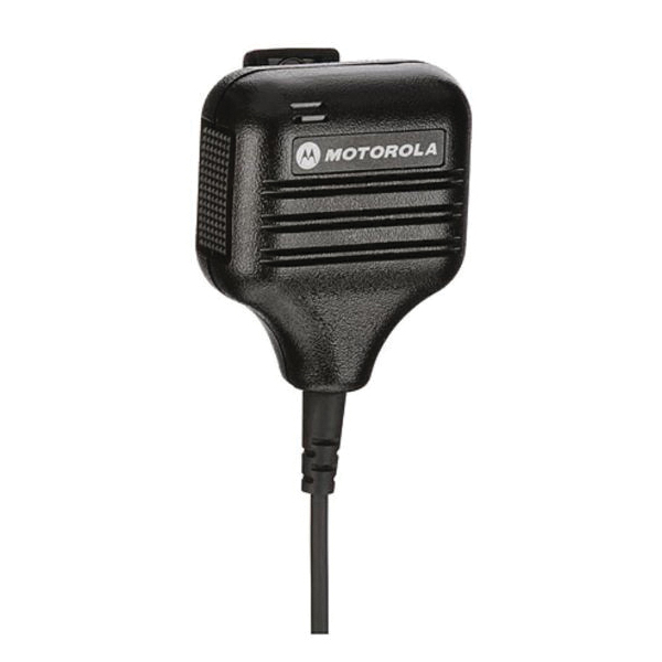 MOTOROLA HKLN4606 Omni Directional Remote Speaker Microphone, For Use With CLS1110, CLS1410 and HT1550 XLS Radio, 2.38 in L x 1-1/4 in W x 27 in H