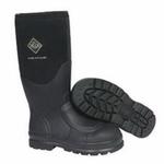 Muck by Honeywell CHS-META-BLK-100 Chore Work Boots With Poron XRD Metatarsal Guard, SZ 10, 16 in H, Steel Toe, Rubber Upper, Vibram Outsole, Resists: Slip and Water, Specifications Met: ASTM F2413-11 M1/75 C/75 MT/75 EH