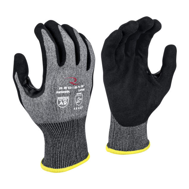 GLOVE CUT PROTECTION LEVEL A9 SANDY FOAM NITRILE