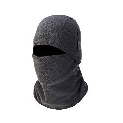 N-Ferno 16826 2-Piece Balaclava Face Mask, Black, Polyester Fleece, Hook and Loop Closure