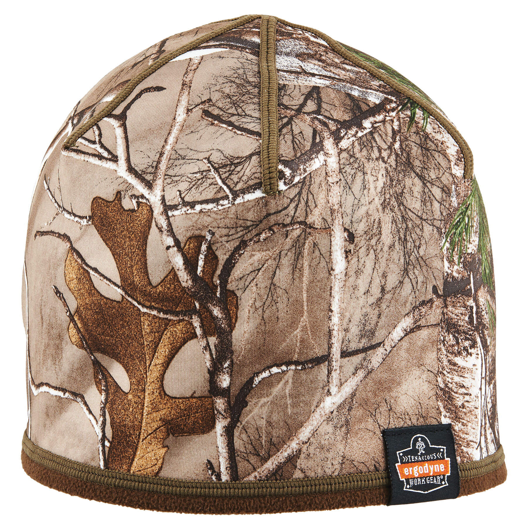 N-Ferno 16817 6816 Reversible Knit Cap, Universal, 11-1/4 in H x 1/2 in W Head, Gray/Realtree Xtra, Polyester
