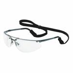 North by Honeywell 11150800 Fuse Safety Eyewear, Anti-Scratch/Hard Coat, Clear Lens, Wrap Around Frame, Gunmetal, Metal Frame, Polycarbonate Lens, ANSI Z87.1-2010, CSA Z94.3, AS/NZS 1337